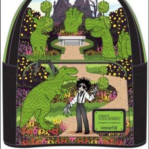 Brand New Loungefly Edward Scissorhands Topiary Mini Backpack
